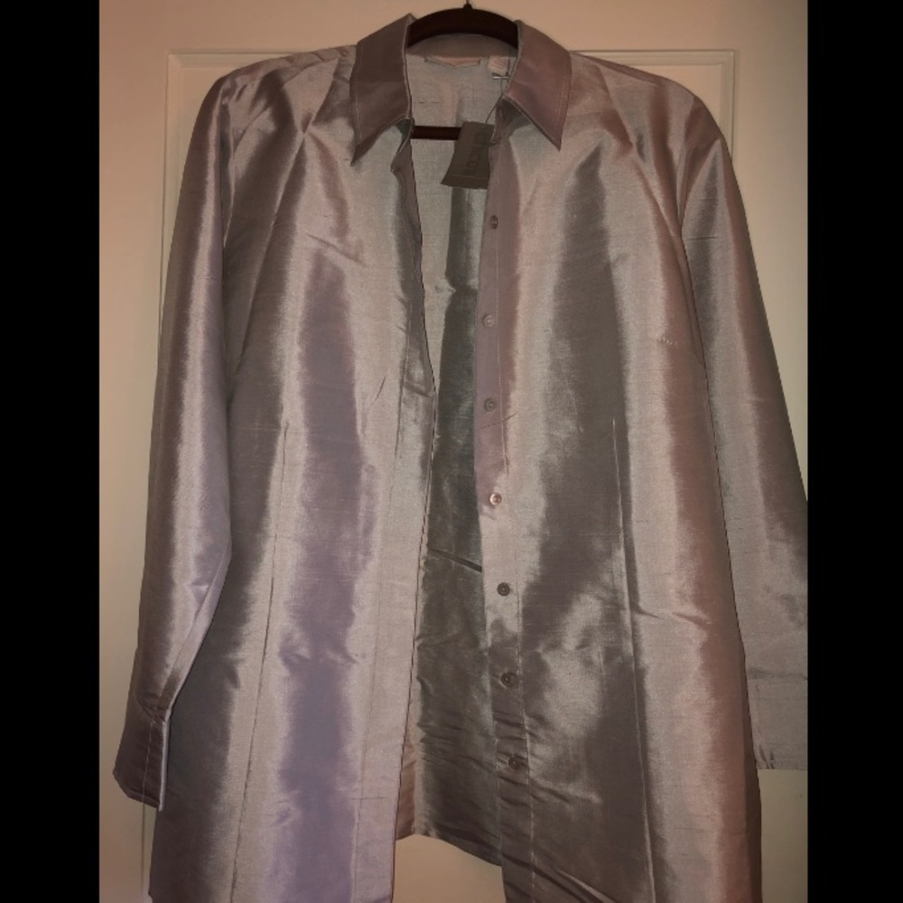 Silver Chicos Brand Button Down Shirt